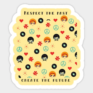 respect the past Sticker